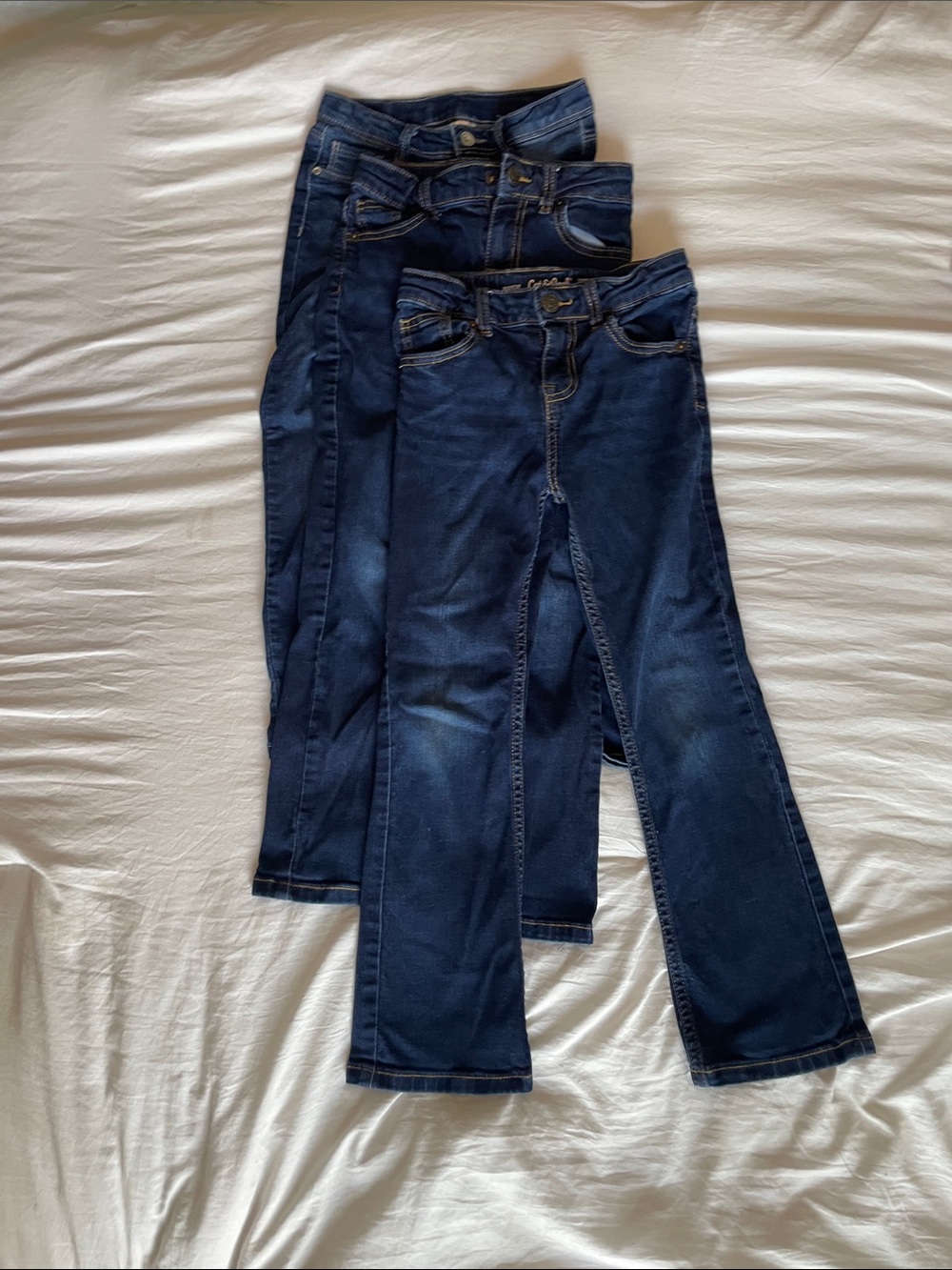 Bundle of Dark Blue Kids Jeans - Classic Stretch Denim